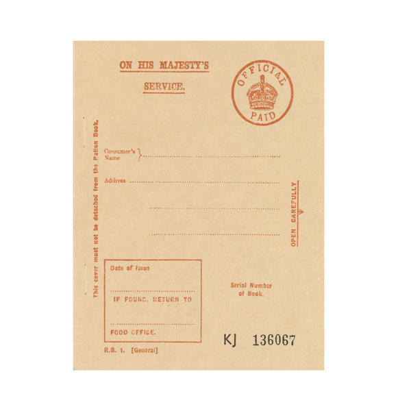 Food Ration Booklet (Facsimile)