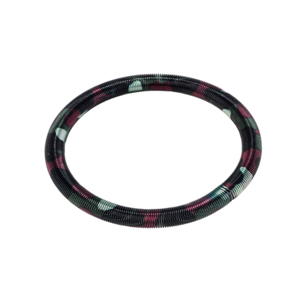 Green camo spring bangle