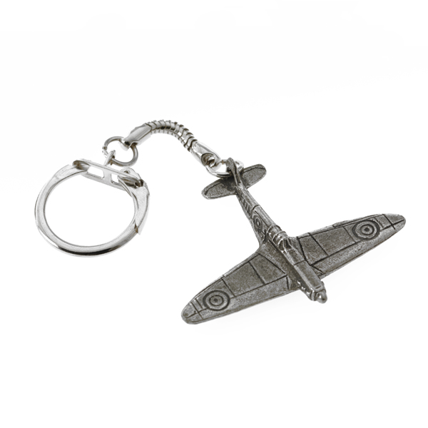 Silver Spitfire keyring