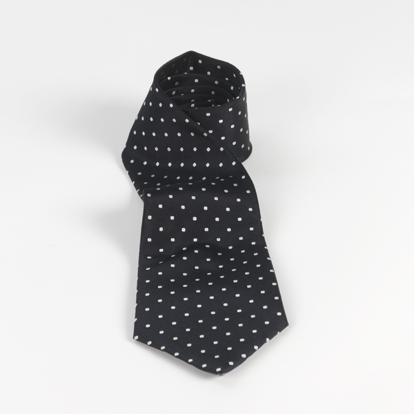 Polka Dot Navy Tie