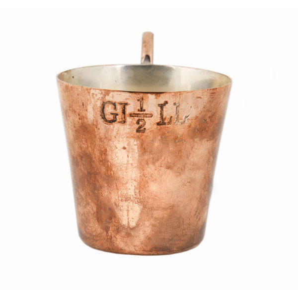 Brass Half Gill Rum Cup