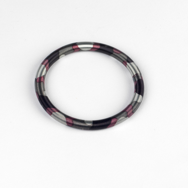 Pink camo spring bangle