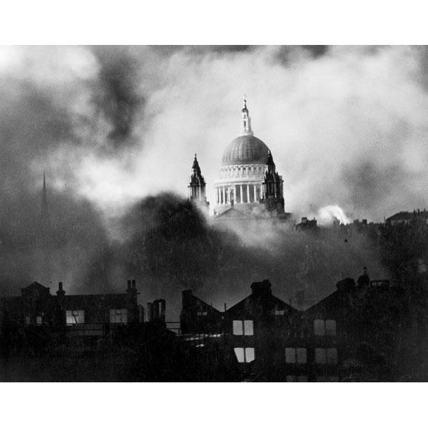 St Pauls During The Blitz A3 print