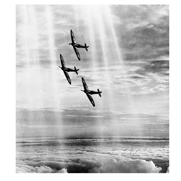 Three Supermarine Spitfires print