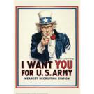 I Want You For The US Army poster