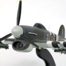 Hawker Typhoon with rockets Mahogany Model