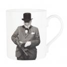 Winston Churchill Tommy Gun mug