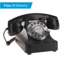 Retro black telephone