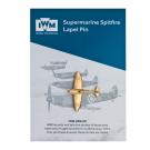 Spitfire Pin Badge Gold