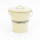 Enamel Compost Bucket with Lid