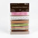 Ribbon pack - pink brown green