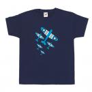 Spitfire squadron kids navy T shirt