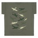 Spitfire camo adult khaki T shirt