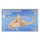 Apache helicopter Woodcraft Construction Kit