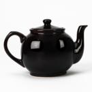 Small brown teapot