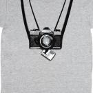 Camera press pass T shirt grey