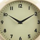 Retro cream kitchen wall clock