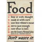 Food Don't Waste It A3 print