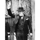 Winston Churchill V for Victory A3 print