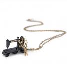 Sewing machine necklace