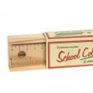 Wooden school colouring set