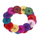 Colourful button bracelet