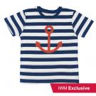 Striped anchor T shirt