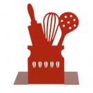 Kitchen utensil bookend