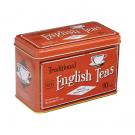 Traditional English tea caddy