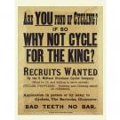 Are You Fond Of Cycling poster