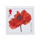 Poppy Stamp sticky note block