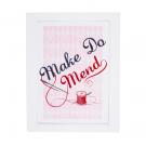 Make Do and Mend mounted print