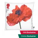 Poppy Stamp cushion