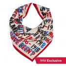 Lost Artists square silk scarf